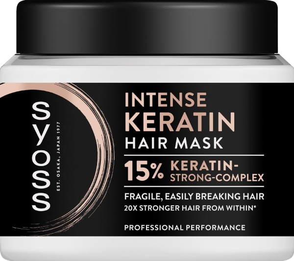 Syoss Intense Keratin Hair Mask For Damaged Hair 400Ml