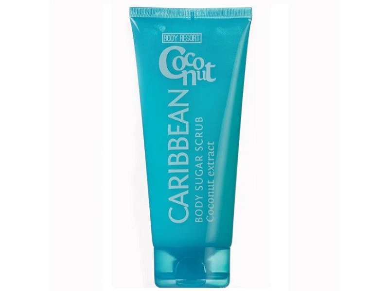 Body Resort Blue sukkerpeeling til kroppen med kokosekstrakt 250 g