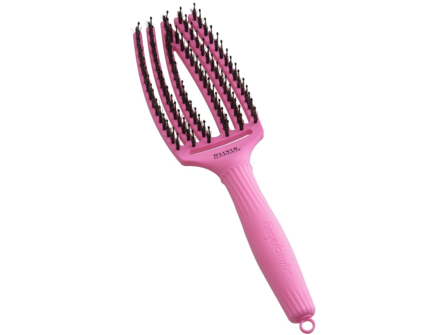 Olivia Garden Finger Brush Combo Medium Bubble Pink