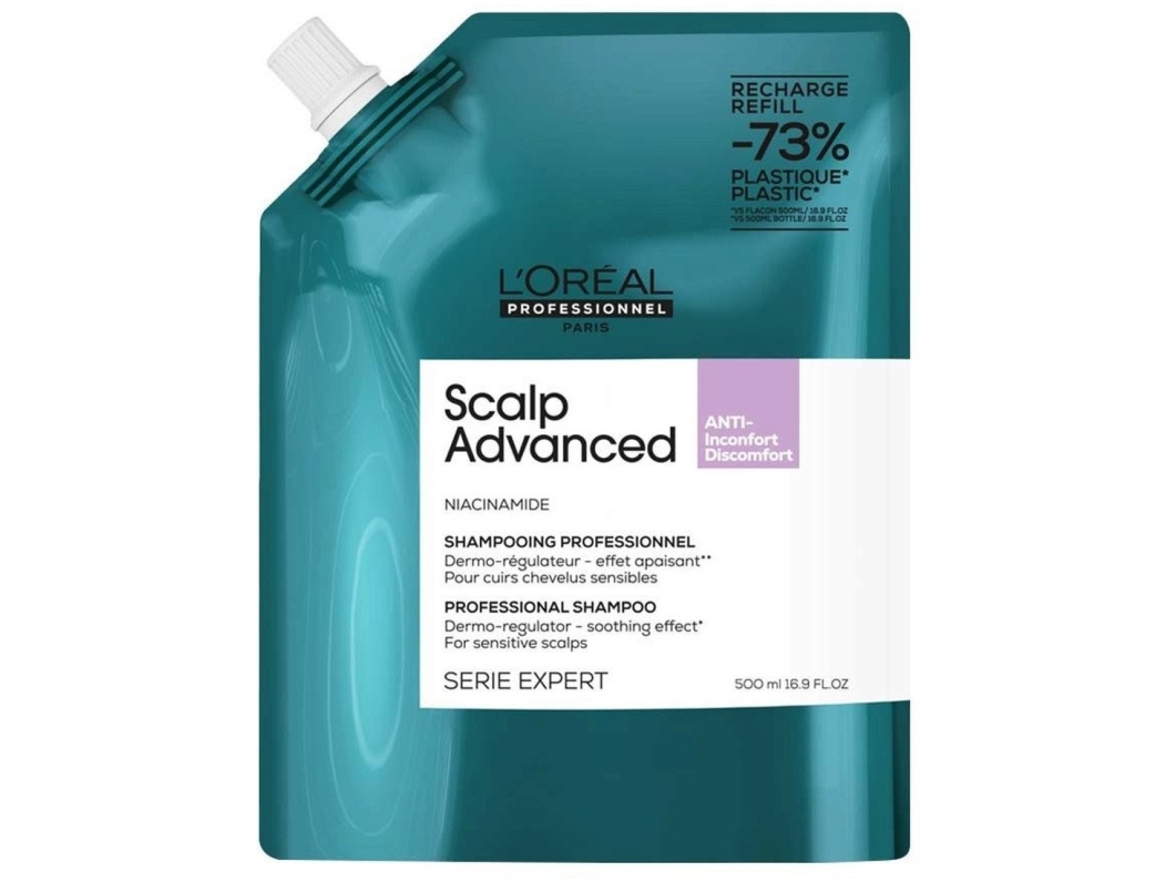 L ́Oréal Professionnel Scalp Advanced Anti-Discomfort Shampoo Refill 500 Ml