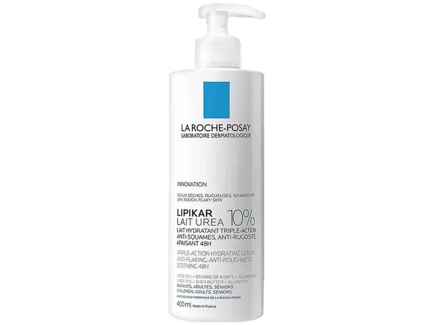 LA ROCHE-POSAY_Lipikar Lait Urea 10% kroppsmjölk 400ml | Hudvård - Ansiktsvård | GameStuff
