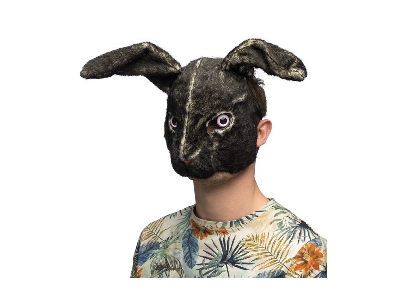 Sort kanin maske | Leksaker - Rollek - Kostym | GameStuff