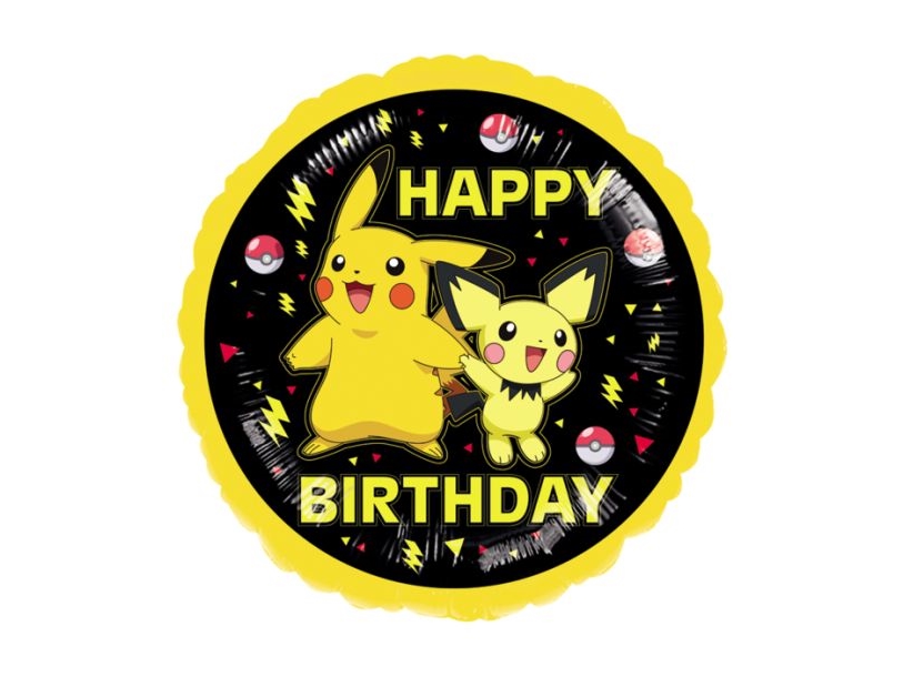 Pokemon folieballon Happy Birthday | Skola & Hobby - Festdekorera - Ballonger | GameStuff
