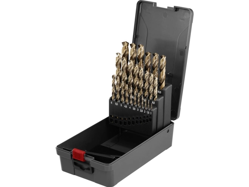 Toolcraft To-9913152 Hss-Co 5 Metal-Spiralbor-Sæt Din 338 Cylinderskaft 1 Set