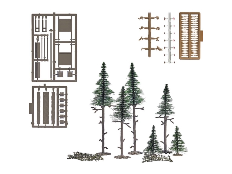 Busch Hochwald 1856 Træ-byggesæt Gran 1 Set