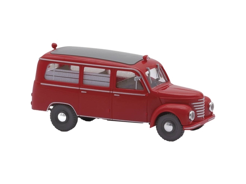 Busch 51264 H0 Utryckningsfordon modell Framo V901/2 buss, brandkår/ambulans | Hobby - Modelljärnväg - Skala H0 | GameStuff