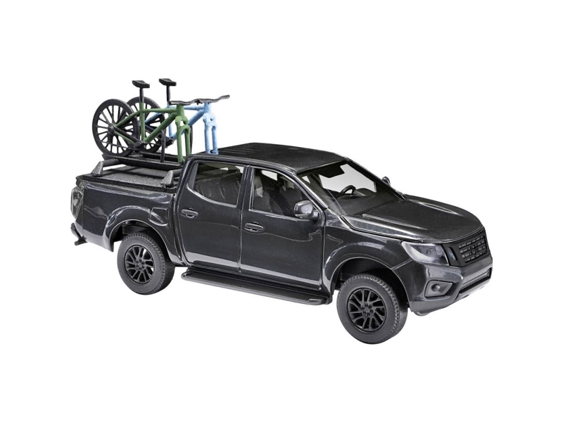 Busch 53724 H0 Passagerarbil modell Nissan Navara med två cyklar | Hobby - Modelljärnväg - Skala N | GameStuff