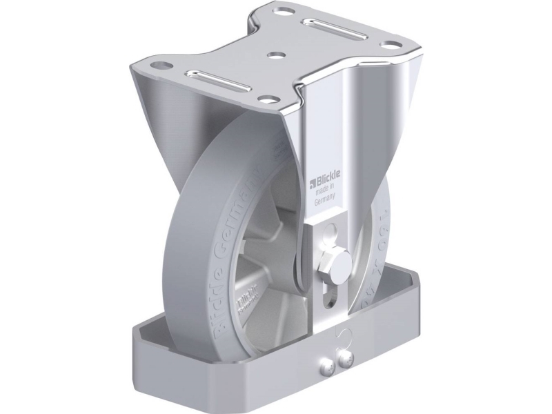 Blickle 748343 B-ALEV 161K-SG-FS fast hjul i stål, hjuldiameter 160 mm, bärförmåga max 300 kg (1 st.) | Verktyg & Verkstad - Infästning - Övriga Infästning | GameStuff