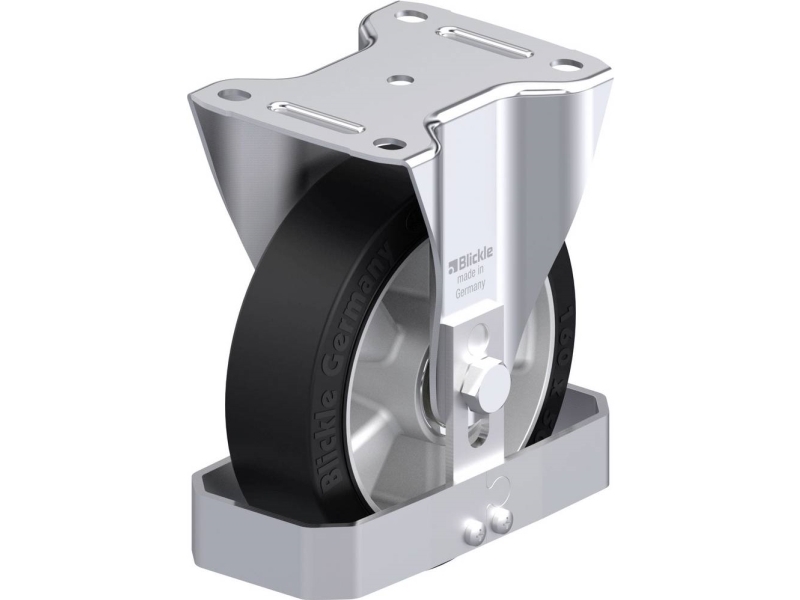 Blickle 843180 B-ALEV 160K-FS fast hjul i stål, hjuldiameter: 160 mm, bärförmåga (max): 400 kg, 1 st | Verktyg & Verkstad - Infästning - Övriga Infästning | GameStuff