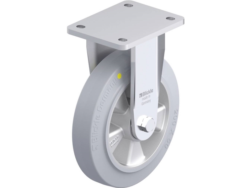 Blickle 936117 Bo-Alev 200K-Sg-As Lenkrolle Für Schwere Lasten, Raddurchmesser 200 Mm, Tragfähigkeit (Max.) 450 Kg, 1 St.