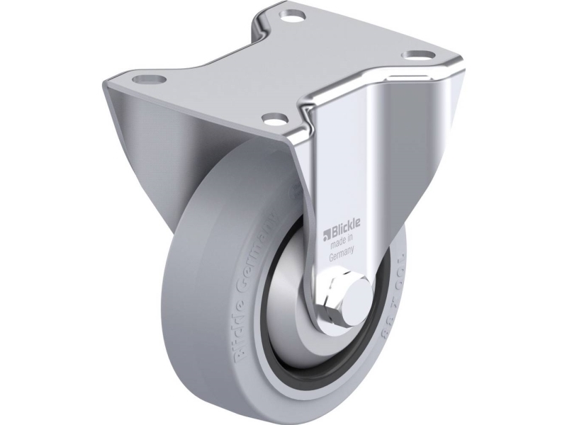 Blickle 851389 BK-POEV 100KAD-1-SG-FA styrhjul i stål hjuldiameter: 100 mm bärförmåga (max): 200 kg 1 st | Verktyg & Verkstad - Infästning - Övriga Infästning | GameStuff