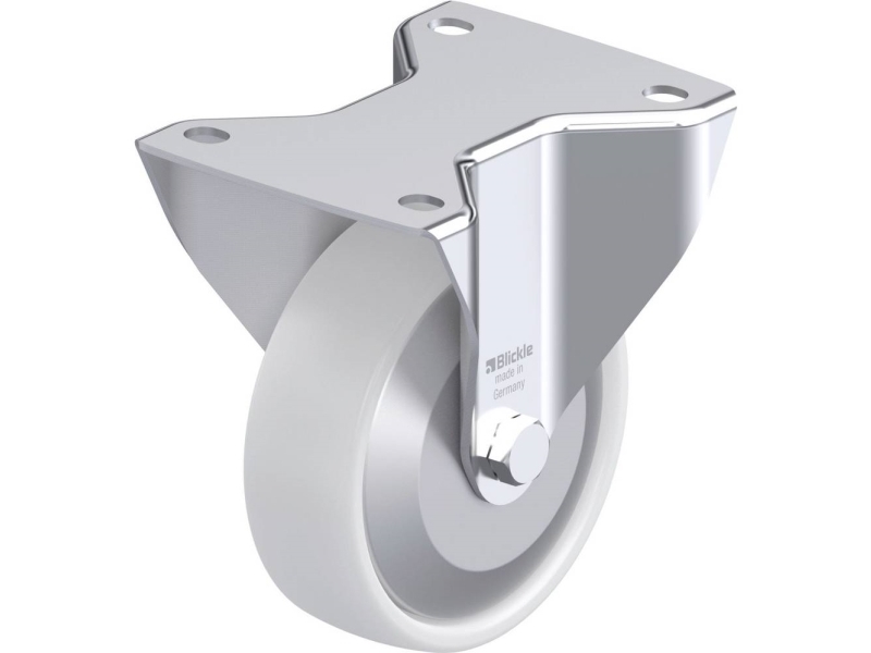 Blickle 852732 BK-PO 125XR-3-FA faste hjul i stål | 125 mm | 350 kg (1 stk)