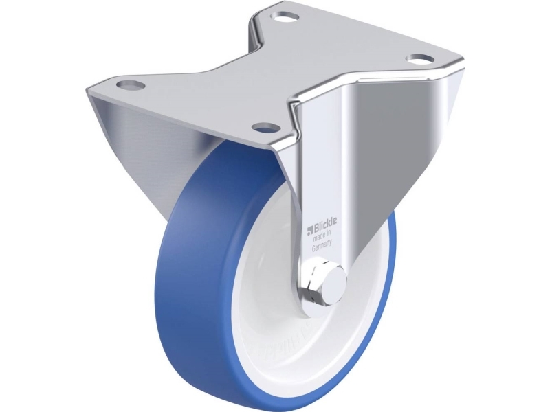 Blickle 936314 Bk-Poths 125R-3 Festes Stahlrad, Raddurchmesser 125 Mm, Tragfähigkeit Max. 275 Kg