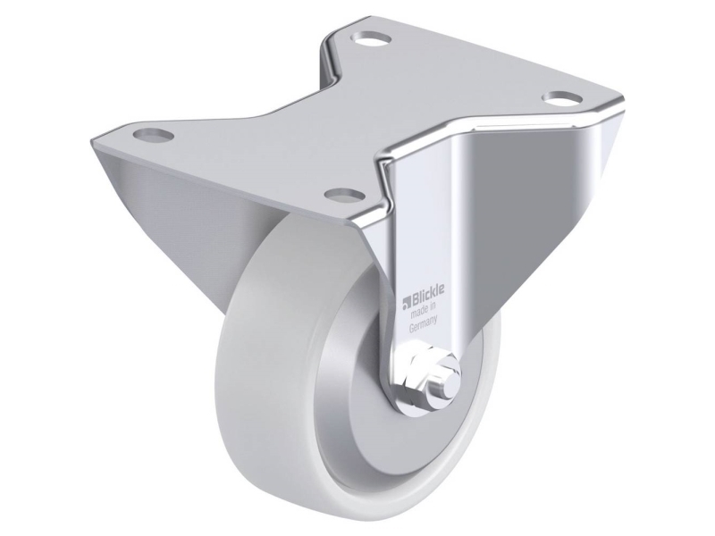 Blickle 852730 BK-PO 100XR-3-FA fast hjul i stål Hjuldiameter: 100 mm Bärförmåga (max.): 280 kg 1 st | Verktyg & Verkstad - Infästning - Övriga Infästning | GameStuff