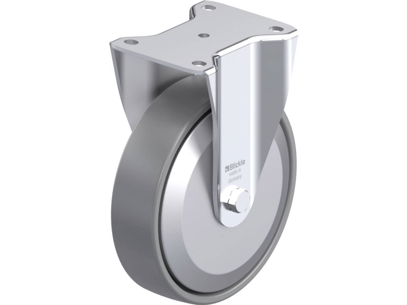 Blickle 946593 BH-PO 200K-ELS-FA fasta hjul i stål, hjuldiameter 200 mm, max 600 kg, 1 st | Verktyg & Verkstad - Infästning - Övriga Infästning | GameStuff