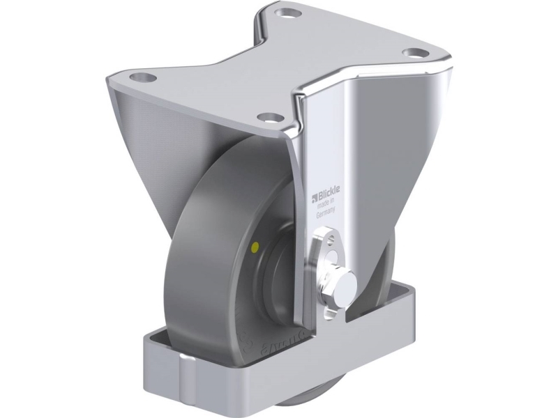 Blickle 939863 Bh-Po 125Ka-3-Els-Fs Festes Stahlrad, Ø 125 Mm, Max. 300 Kg