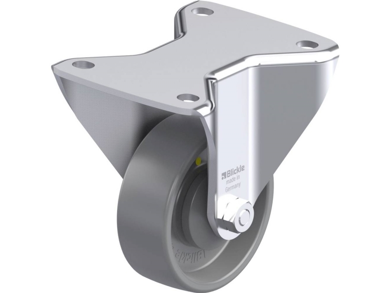 Blickle 936973 BH-PO 100KA-3-ELS fast hjul i stål Hjuldiameter 100 mm bärförmåga max 280 kg 1 st | Verktyg & Verkstad - Infästning - Övriga Infästning | GameStuff