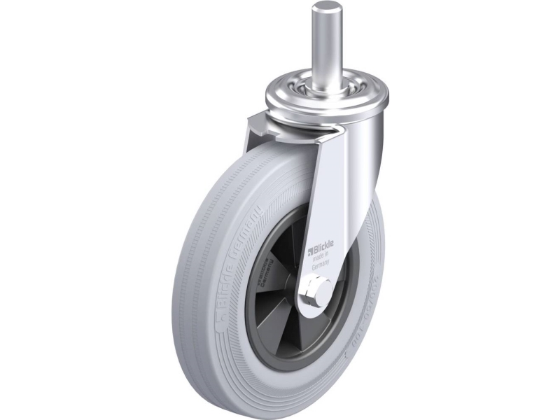 Blickle 738013 LEZ-VPP 200G-22-SG styrhjul i stål, hjuldiameter 200 mm, bärförmåga (max.) 205 kg, 1 st. | Verktyg & Verkstad - Infästning - Övriga Infästning | GameStuff