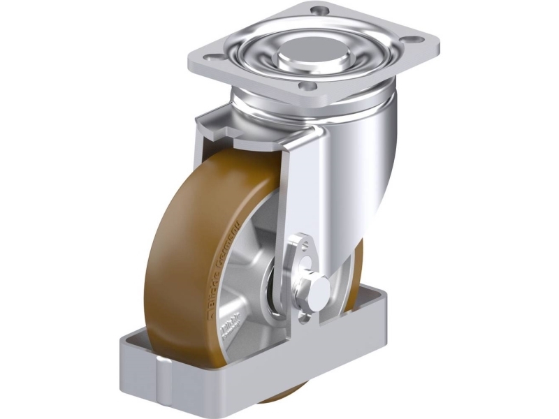 Blickle 939598 LH-ALB 125K-1-FS Teräksinen kääntöpyörä Pyörän halkaisija: 125 mm Kantavuus (max.): 550 kg 1 kpl