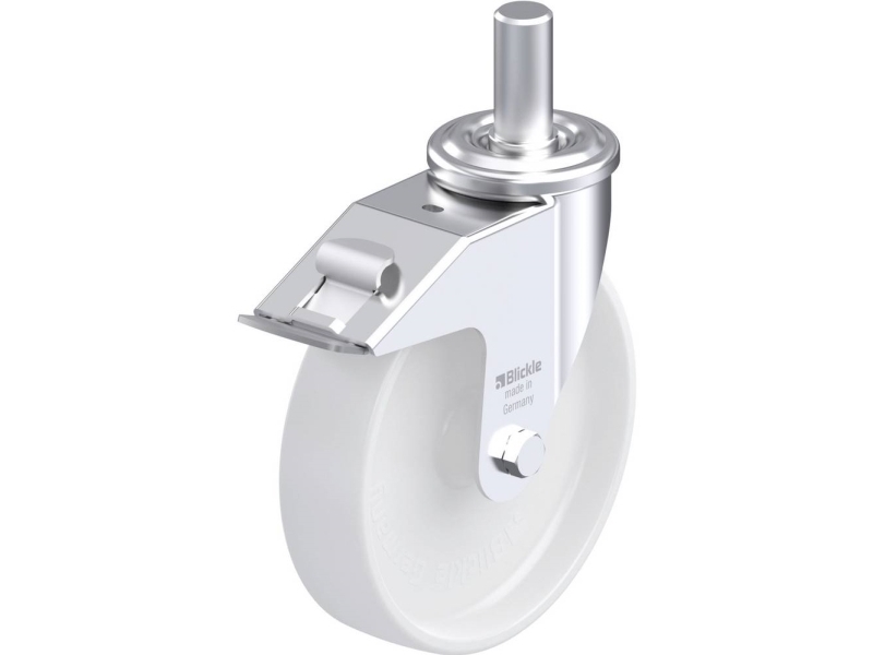 Blickle styrrulle i stål 580365 LEZ-PO 200G-27-FI, hjuldiameter 200 mm, bärförmåga max 300 kg (1 st.) | Verktyg & Verkstad - Infästning - Övriga Infästning | GameStuff