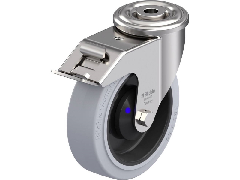Blickle 911318 LEXR-POEV 125XKA-FI-SG styrhjul i rostfritt stål, hjuldiameter: 125 mm, bärförmåga (max): 150 kg – 1 st | Verktyg & Verkstad - Infästning - Övriga Infästning | GameStuff