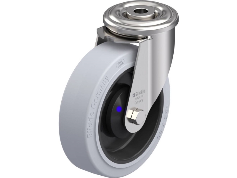 Blickle 911319 Lexr-Poev Lenkrolle Edelstahl Raddurchmesser: 125 Mm Tragfähigkeit (Max.): 150 Kg 1 Stk