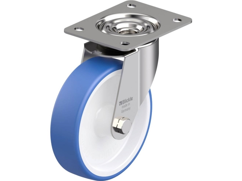 Blickle 942102 LEX-POTHS 160G styrhjul i rostfritt stål, hjuldiameter 160 mm, bärförmåga max. 300 kg, 1 st | Verktyg & Verkstad - Infästning - Övriga Infästning | GameStuff