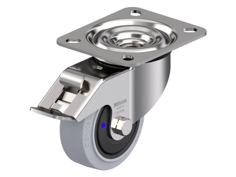 Blickle 945715 LEX-POEV 80XKF-FI-SG Ohjauspyörä ruostumatonta terästä Pyörän halkaisija: 80 mm Kantavuus (max.): 140 kg 1 kpl