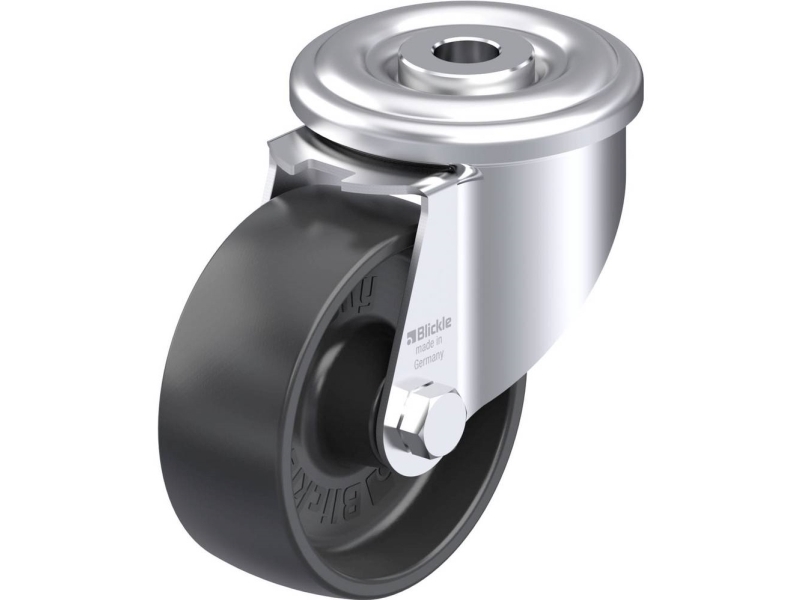 Blickle 541409 LER-PP styrhjul i stål - hjuldiameter: 80 mm - bärförmåga (max): 120 kg - 1 st | Verktyg & Verkstad - Infästning - Övriga Infästning | GameStuff