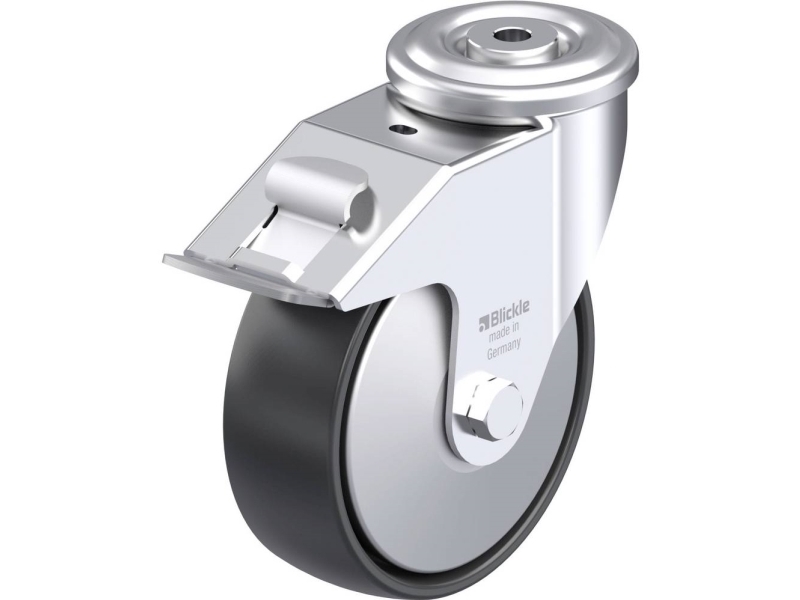 Blickle 739627 LER-PP 150R-FI-FA Teräksinen kääntöpyörä Pyörän halkaisija: 150 mm Kantavuus (max.): 300 kg 1 kpl