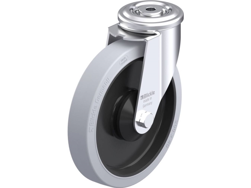 Blickle 906969 LER-POEV 201KA-SG Ohjauspyörä terästä Pyörän halkaisija: 200 mm Kantavuus (max.): 300 kg 1 kpl