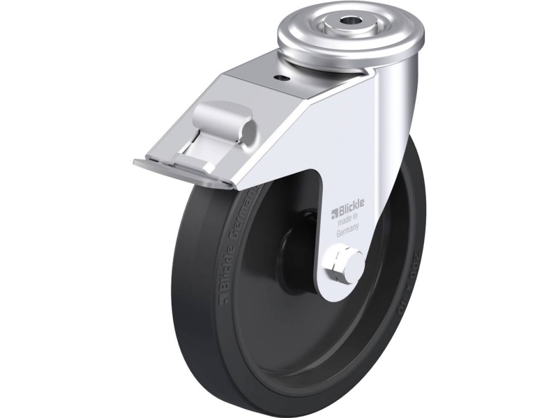 Blickle 942047 LER-POEV 201R-FI Teräksinen kääntöpyörä Pyörän halkaisija: 200 mm Kantavuus (max.): 300 kg 1 kpl