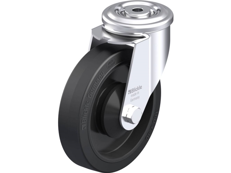 Blickle 924685 LER-POEV 161KA styrhjul i stål hjuldiameter 160 mm, bärförmåga (max.) 300 kg 1 st | Verktyg & Verkstad - Infästning - Övriga Infästning | GameStuff