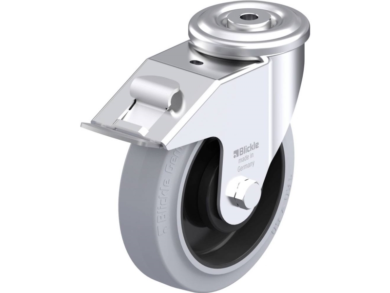 Blickle 758288 Ler-Poev 160Ka-Fi-Sg Lenkrad Aus Stahl Raddurchmesser: 160 Mm Tragkraft (Max.): 300 Kg 1 St.