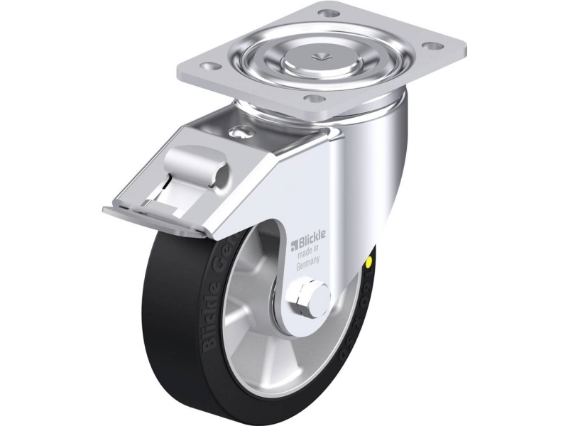 Blickle 846516 Lh-Alev 160K-Fi-El Lenkrolle Aus Stahl, Raddurchmesser 160 Mm, Tragfähigkeit (Max.) 400 Kg 1 Stk