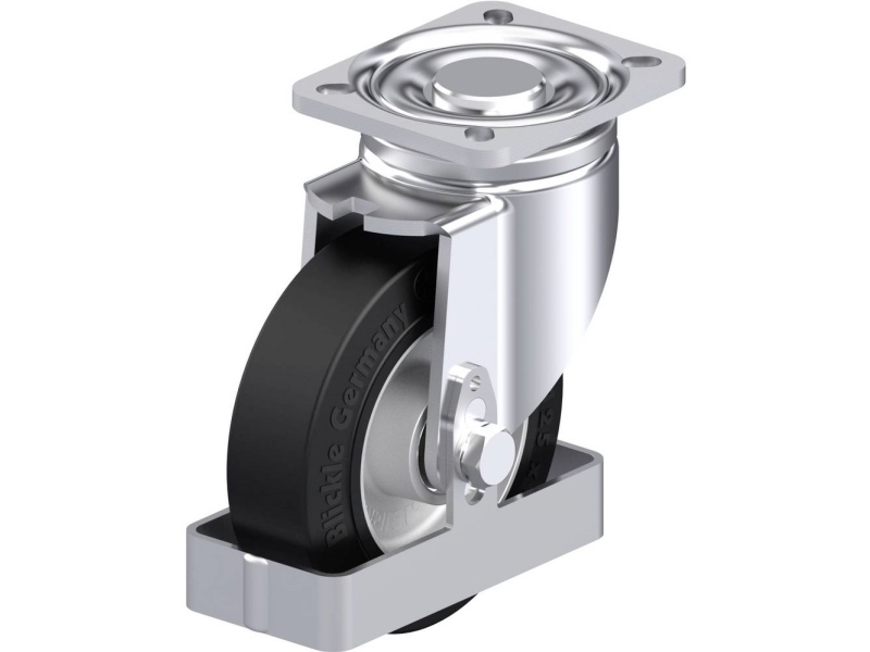 Blickle 886215 LH-ALEV 125K-1-FS styrhjul i stål - hjuldiameter 125 mm - bärförmåga (max.) 250 kg - 1 st | Huset - Inredning - Hjul för möbler | GameStuff