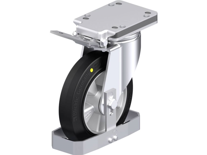 Blickle 938645 LH-ALEV 200K-IS-EL-FS Teräksinen kääntöpyörä Pyörän halkaisija: 200 mm Kantavuus (max.): 500 kg 1 kpl