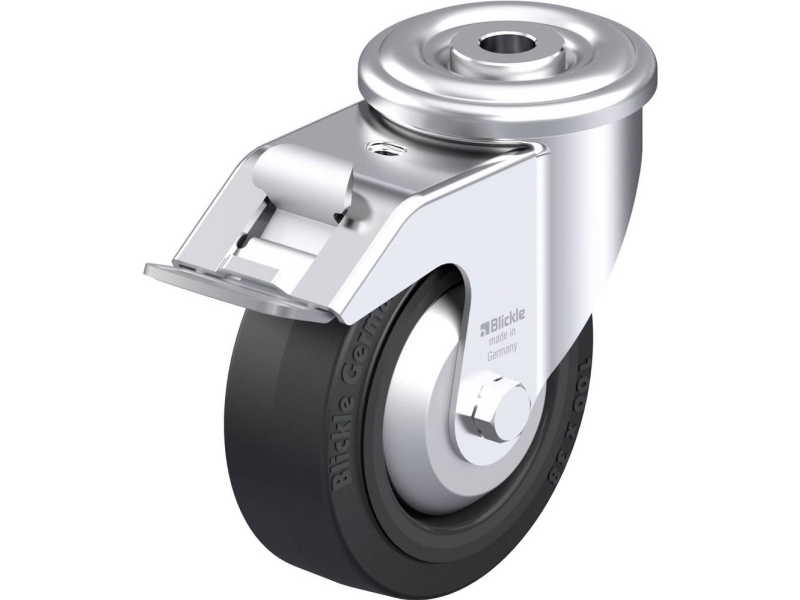 Blickle 941851 LER-POEV 100KA-FI-FA Ratt i stål Hjuldiameter: 100 mm Bärförmåga (max.): 150 kg 1 st | Utomhus - Fiskeredskap - Fiskerullar | GameStuff