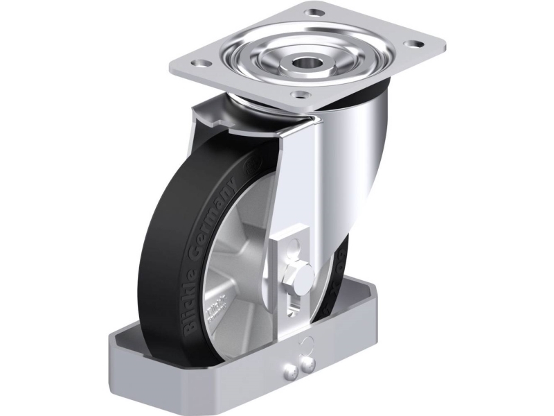 Blickle styrhjul i stål 906524 L-ALEV 161K-FS - hjuldiameter 160 mm, bärförmåga (max) 300 kg - 1 st | Utomhus - Fiskeredskap - Fiskerullar | GameStuff