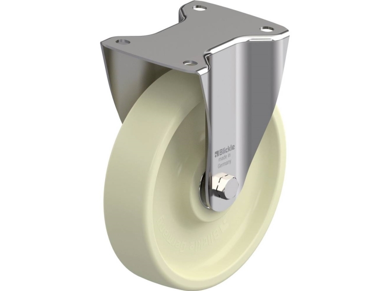 Blickle 922852 BX-POH 200HXK Fast hjul i rostfritt stål Hjuldiameter: 200 mm Bärförmåga (max.): 400 kg 1 st | Cykling - Hjul, däck och slangar - Hjul | GameStuff