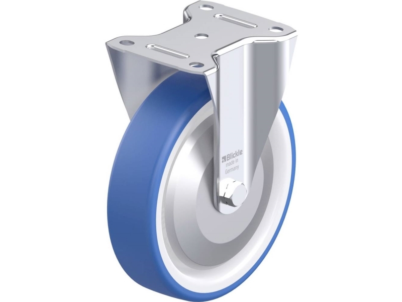 Blickle 936198 B-POTHS 200G-FA fasta hjul i stål, hjuldiameter 200 mm, bärförmåga max 400 kg (1 st.) | Huset - Inredning - Hjul för möbler | GameStuff