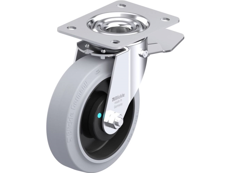 Blickle 749626 LE-POEV 160KAD-ST-SG styrhjul i stål - hjuldiameter 160 mm - bärförmåga (max.) 300 kg - 1 st | Verktyg & Verkstad - Infästning - Övriga Infästning | GameStuff