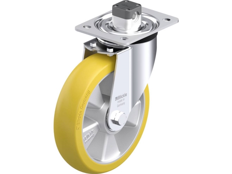 Blickle 909014 L-ALTH 200K-CS11-CO Teräksinen kääntöpyörä Pyörän halkaisija: 200 mm Kantavuus (max.): 400 kg 1 kpl