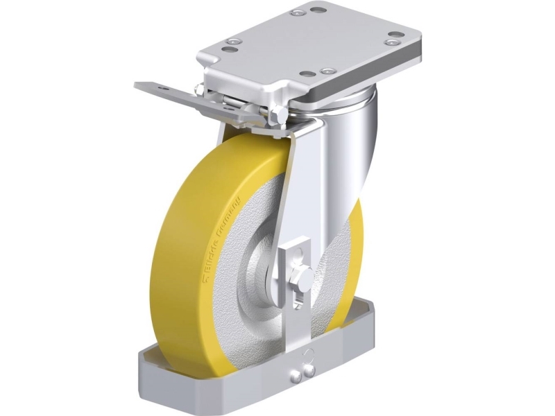 Blickle 905299 LH-SETH 200K-IS-FS Teräksinen kääntöpyörä Pyörän halkaisija: 200 mm Kantavuus (max.): 900 kg 1 kpl