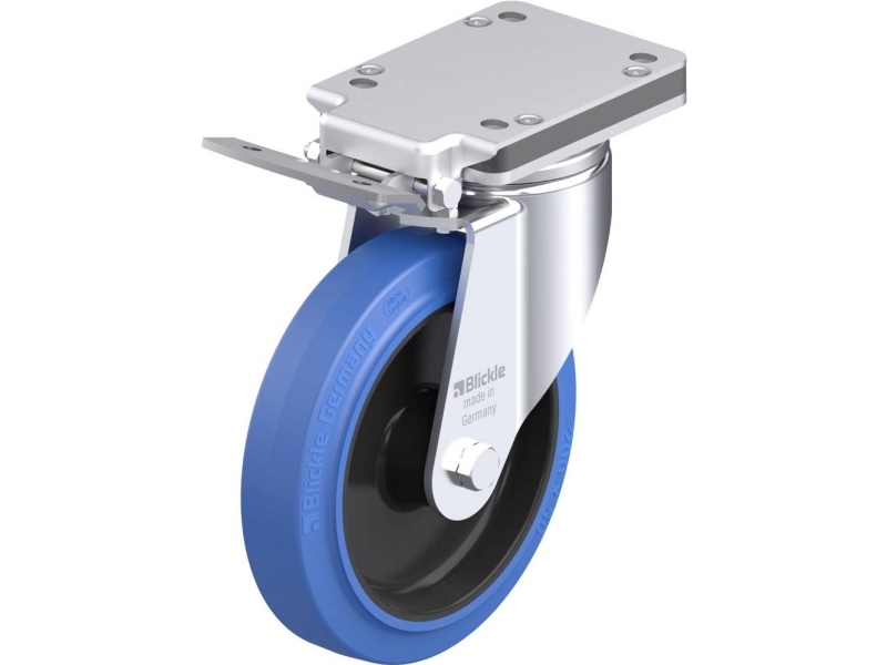 Blickle 750082 LH-POEV 200R-IS-SB styrhjul i stål hjuldiameter 200 mm bärförmåga (max) 500 kg 1 st | Verktyg & Verkstad - Infästning - Övriga Infästning | GameStuff