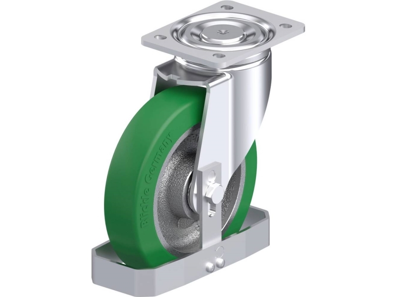 Blickle 920116 LH-GST 200K-FS styrhjul i stål, hjuldiameter 200 mm, bärförmåga max. 800 kg (1 st) | Utomhus - Fiskeredskap - Fiskerullar | GameStuff