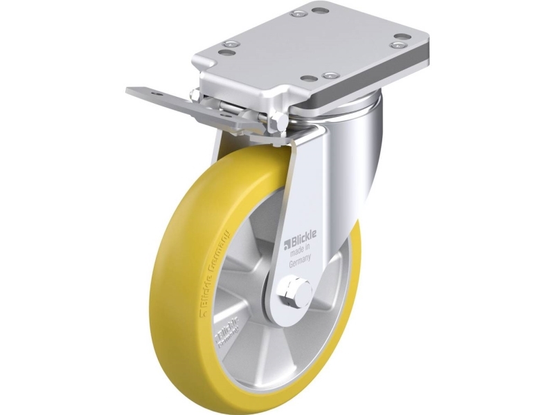 Blickle 936692 LH-ALTH 200K-IS-CO styrhjul i stål hjuldiameter 200 mm bärförmåga max 800 kg (1 st) | Utomhus - Fiskeredskap - Fiskerullar | GameStuff