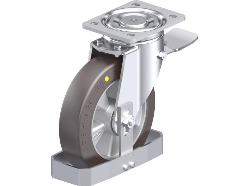 Blickle 939201 LH-ALST 200K-ST-AS-FS styrhjul i stål 200 mm 750 kg | Verktyg & Verkstad - Infästning - Övriga Infästning | GameStuff