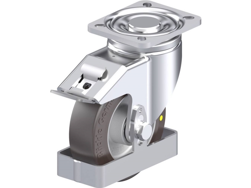 Blickle 939177 LH-ALST 125K-1-FI-AS-FS Ohjauspyörä terästä Pyörän halkaisija: 125 mm Kantavuus (max.): 370 kg 1 kpl