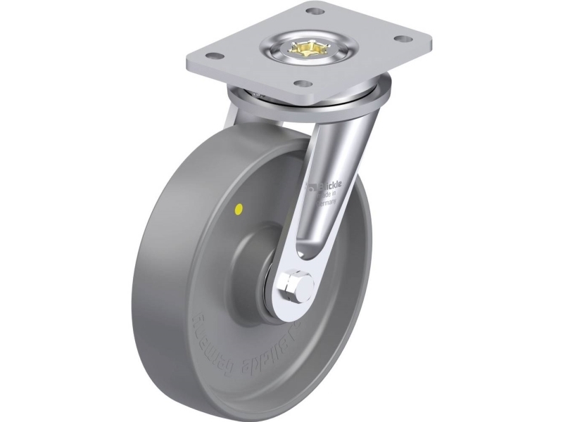 Blickle 937042 LO-PO 200K-ELS styrhjul för tung last, hjuldiameter 200 mm, bärförmåga (max) 600 kg – 1 st | Verktyg & Verkstad - Infästning - Övriga Infästning | GameStuff